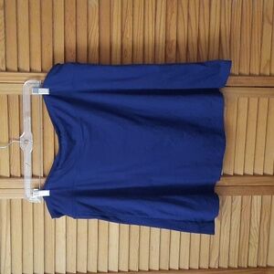 Cuddl Duds Navy Blue Yoga Waistband Side Pockets Buttery Soft Skort Size 2X